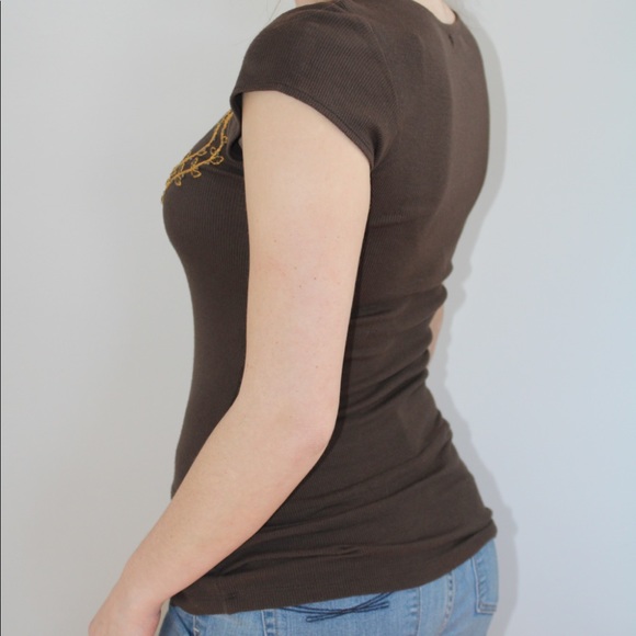 Vintage Brown Top - Picture 2 of 3